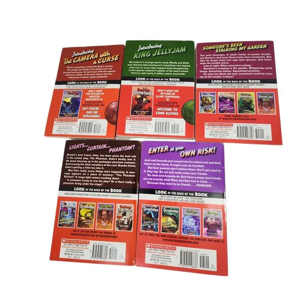 GOOSEBUMPS R.L. STINE LOT 5 BOOKS SPOOKY HORROR MYSTERY GHOSTS KIDS YOUTH TEEN - Picture 6 of 6